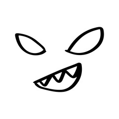 demon face emoticon	