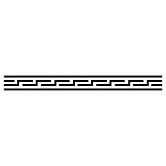 maze border for decorative element 