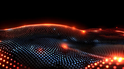 dazzling geometric mountain mesh backdrop