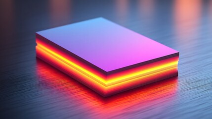 Minimalist business card template featuring soft gradient backgrounds and sharp typography isolated on a transparent background for consultants and startups