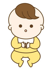 赤ちゃんのゆるかわイラスト
