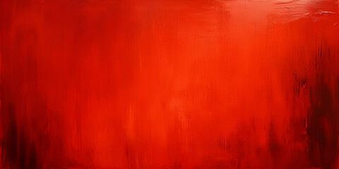 A vibrant, abstract painting dominated by a rich red hue, evoking emotion and depth.
