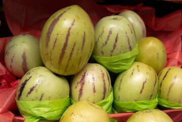 Solanum muricatum or Melon Pear