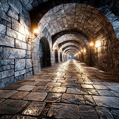 Mysterious Stone Archway Tunnel.