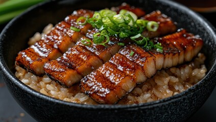 Unagi Donburi - Japanese Eel Rice Bowl