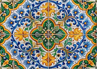 Minimalist Symmetrical Hand-Inked Tile Design AI Art