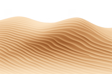 Abstract Sand Dune Waves Textured Beige Desert Landscape