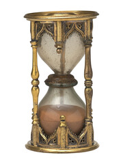 Antique German Brass Half-Hour Sandglass