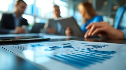 business meeting in office