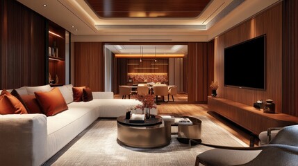 Luxurious Modern Living Room Interior Design