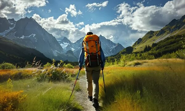 Majestic Mountain Hike: A Solo Journey Through Breathtaking Scenery