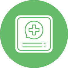 Obraz premium Medical App Icon