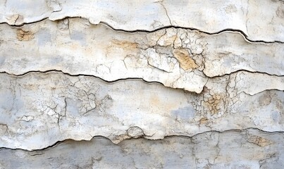 Obraz premium Close-up of cracked and weathered paint on a surface.