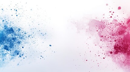 Obraz premium Abstract watercolor splash, a vibrant and dynamic blend of hues for backgrounds creative designs