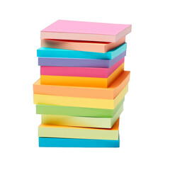 Colorful Stacked Pastel Notepads Office Supplies Sticky Notes
