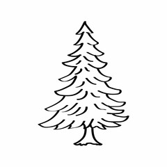 christmas tree vector