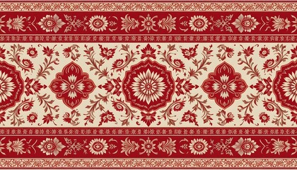 Persian Carpet Texture, abstract ornament. Round mandala pattern, Middle Eastern Traditional fabric Texture.