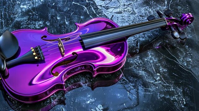 A bright purple electric violin sings out melodies personifying the Charm Quark and adding a touch of whimsy to the quartets sound.