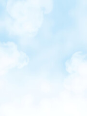 Soft watercolour strokes on a pale blue background, subtle colours, serene environment, light and airy