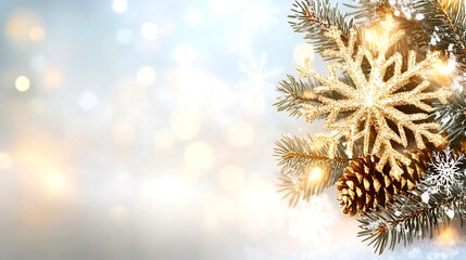 christmas background with tree