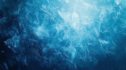Blue cold ice frozen cool textured winter background