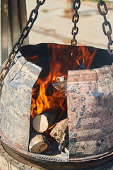 Traditional wood-fired oven