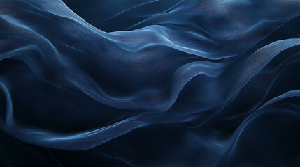 Obraz premium A close-up of the American flagâ€™s stars and stripes flowing softly on a textured dark blue background