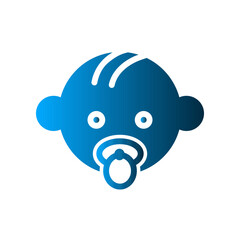 Baby icon design template