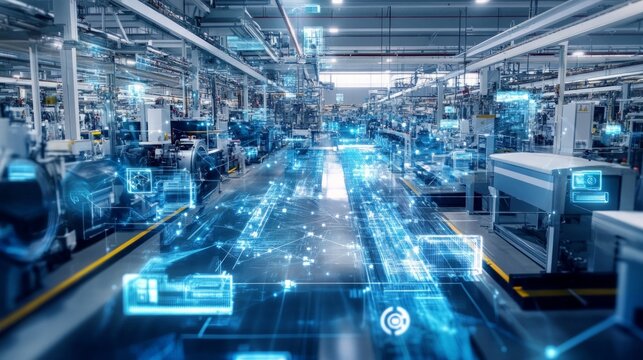 High-Tech Textile Factory Producing Innovative Fabric Solutions