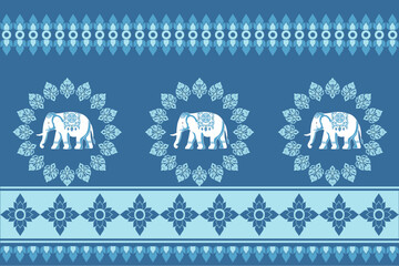 elephants pattern, mandala
Beautiful Thailand,thai pattern,seamless,Traditional,ethnic,fabric pattern for textiles,rugs, wallpaper,clothing, sarong,batik,wrap,embroidery,print,background,cover, illust