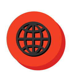 Round Button Web 3D Effect