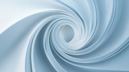 Abstract swirling pale blue layered design