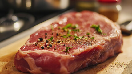 Ground meat package displayed on a clean surface, symbolizing the essence of quality and freshness in culinary preparation.