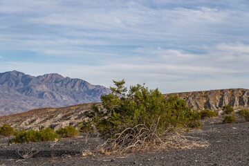 Ubehebe Craters / maar and tuff ring, volcanic. Death Valley National Park, California. Mojave...