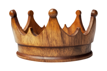 Wooden crown display