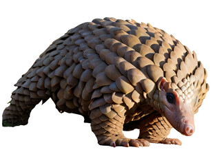 Obraz premium pangolin isolated on white