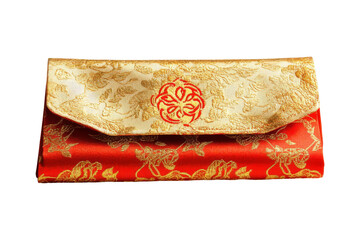Lucky gold red envelope for chinese new year celebration