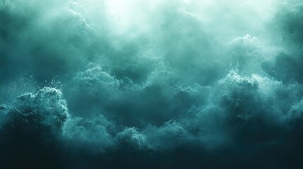 Fototapeta premium Abstract Teal Water Splash Background Image