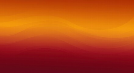 Obraz premium Abstract Sunset Gradient: A captivating gradient background with subtle waves of fiery orange and deep red hues, evoking warmth, passion, and the beauty of a fading sun. 