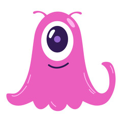 space monster cartoon character