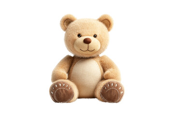 Cute teddy bear render icon digital art cozy room