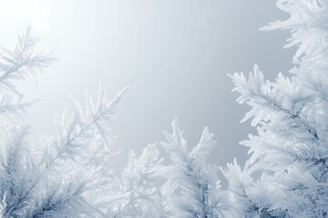 Frozen Branches in Winter Wonderland