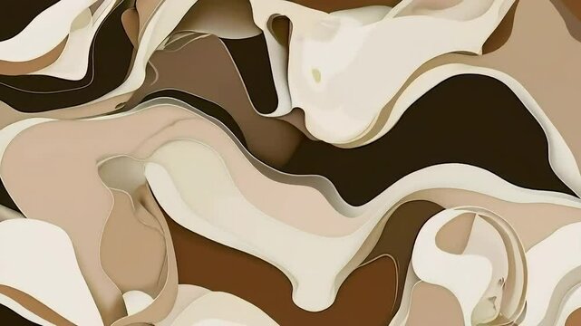 melted chocolate seamless pattern