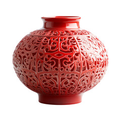 Elegant red lanterns asian market culture close-up
