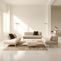 Modern living room interior design
