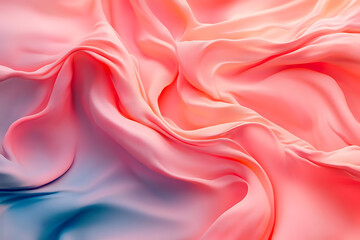 Fototapeta premium Stunning Pink and Blue Gradient Fabric Texture