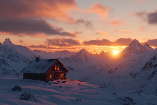 Mountain cabin 山小屋