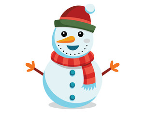 snowman with hat