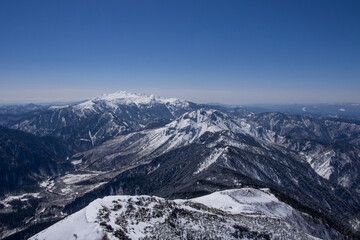 Obraz premium 西穂独標からの眺め