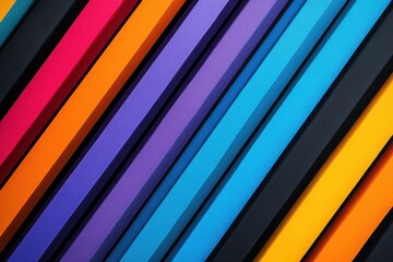 Obraz premium Vibrant Abstract Wallpaper with Bold Shapes.